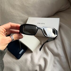 Prada Sleek Black Sunglasses